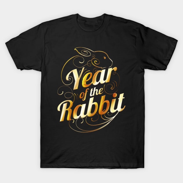 Year Of The Rabbit 2023 Logo For Chinese New Year T-Shirt by SinBle